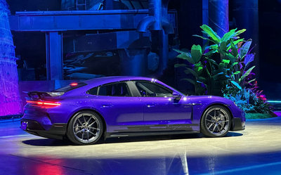 Porsche EV Car Taycan Turbo GT makes its debut in China